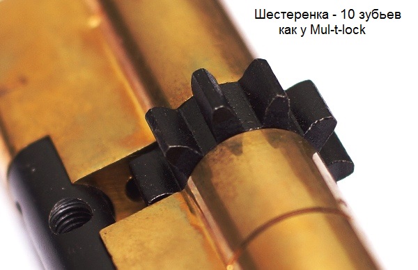 Цилиндр Magnum 35-45 (80mm) с шестеренкой